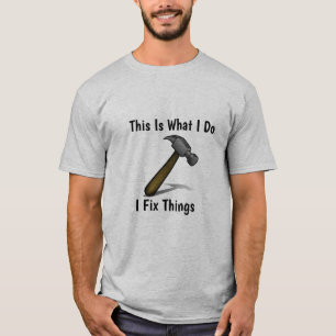 Ik bevestig dingen t-shirt