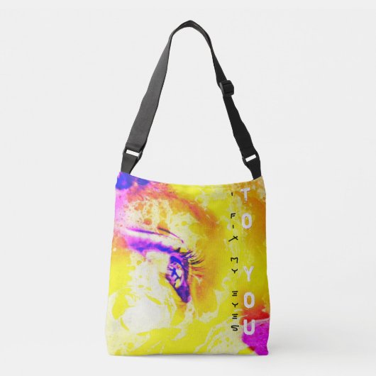 Ik bevestig mijn ogen voor je JESUS Crossbody Tas (Voorkant)