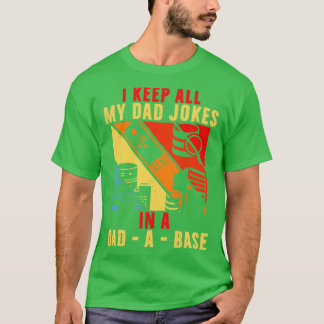 Ik bewaar al mijn ouders in een basis vader Papa T-shirt