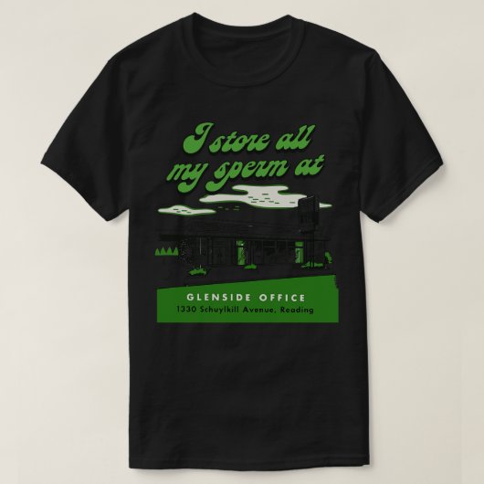 Ik bewaar al mijn sperma op t-shirt (Design voorkant)