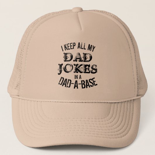 IK BEWAAR AL MIJN VADERGRAppen IN EEN VADER DATABA Trucker Pet (Voorkant)
