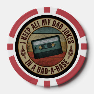 Ik bewaar al mijn vadergrappen in een vaderdatabas poker chips