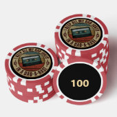 Ik bewaar al mijn vadergrappen in een vaderdatabas poker chips (Opstapeling)