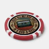 Ik bewaar al mijn vadergrappen in een vaderdatabas poker chips (Enkel)