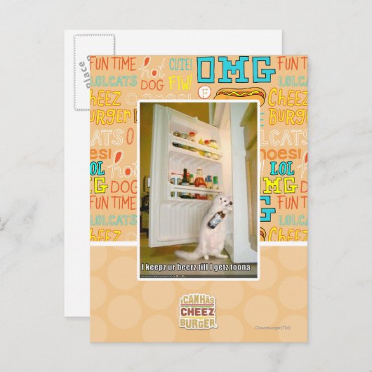 Ik bewaar onze bieren briefkaart (Voorkant / Achterkant)