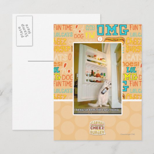 Ik bewaar onze bieren briefkaart (Voorkant / Achterkant)