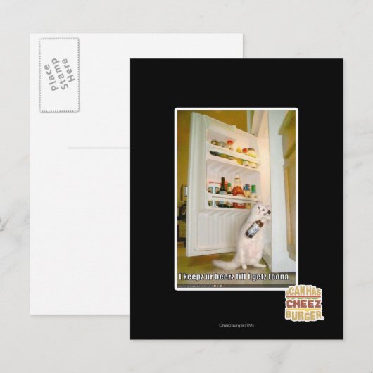 Ik bewaar onze bieren briefkaart (Voorkant / Achterkant)