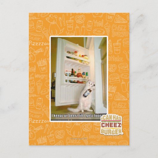 Ik bewaar onze bieren briefkaart (Voorkant)