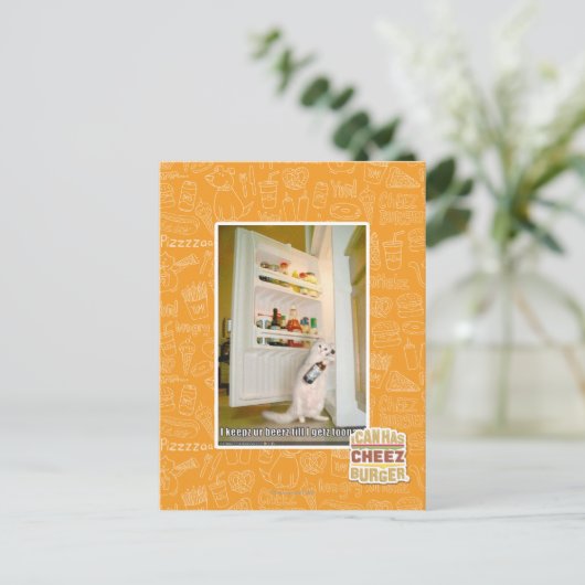 Ik bewaar onze bieren briefkaart (Staand voorkant)