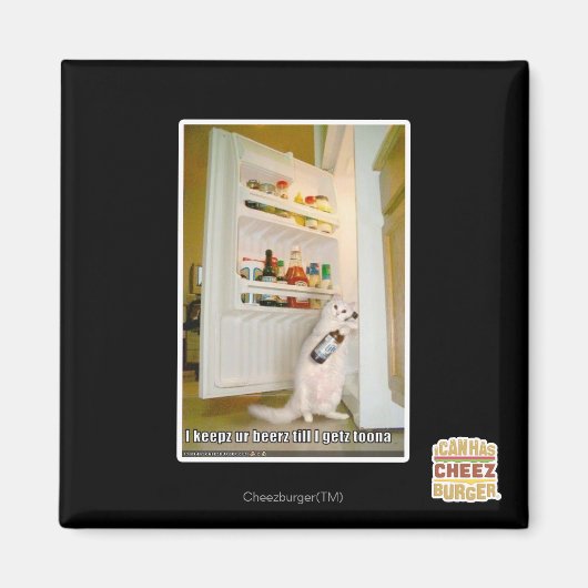 Ik bewaar onze bieren magneet (Voorkant)