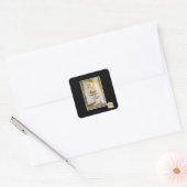 Ik bewaar onze bieren vierkante sticker (Envelop)