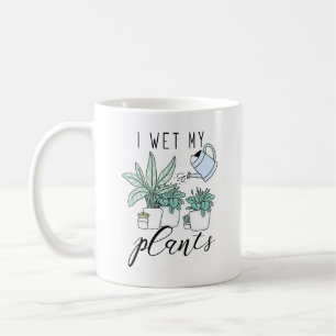 Ik bewater mijn planten koffiemok