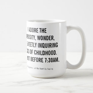 Ik bewonder dingen na 730 uur koffiemok
