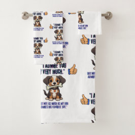 IK BEWONDER JE ZEER BAD HANDDOEK