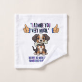 IK BEWONDER JE ZEER BAD HANDDOEK (Wasdoekje)