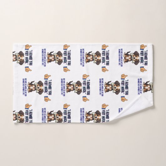 IK BEWONDER JE ZEER BAD HANDDOEK (Handdoek)