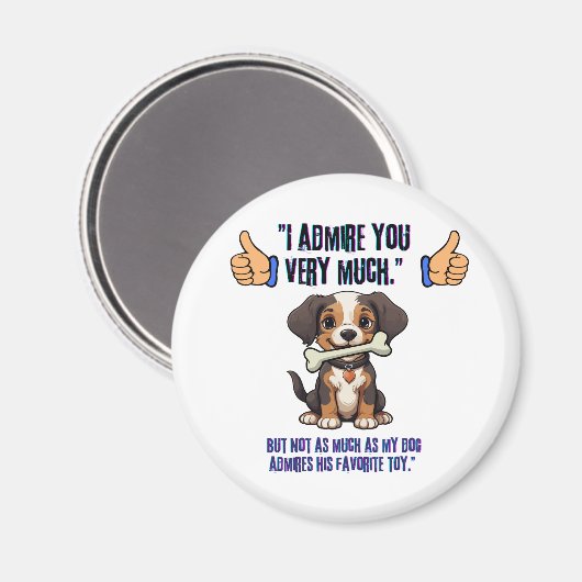 IK BEWONDER JE ZEER MAGNEET (Voorkant / Achterkant)