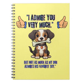 IK BEWONDER JE ZEER NOTITIEBOEK