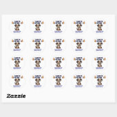 IK BEWONDER JE ZEER RONDE STICKER (Vel)