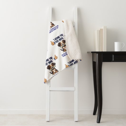 IK BEWONDER JE ZEER SHERPA DEKEN (In situ)