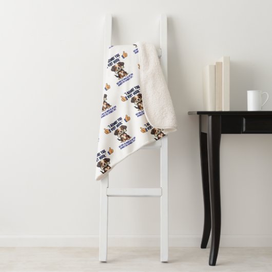 IK BEWONDER JE ZEER SHERPA DEKEN (In situ)