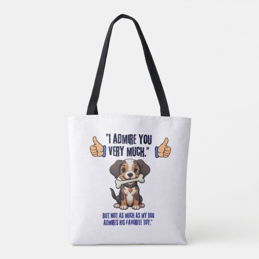 IK BEWONDER JE ZEER TOTE BAG (Achterkant)