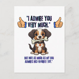 IK BEWONDER JE ZEER UITNODIGING BRIEFKAART