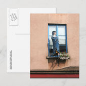 Ik bewoog! aankondigingskaart (Voorkant / Achterkant)