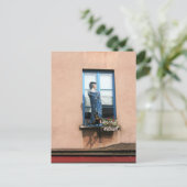 Ik bewoog! aankondigingskaart (Staand voorkant)