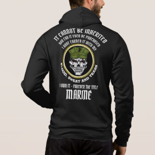 IK BEZIT HET - VOORAFGAAND AAN DE TITEL - MARINE HOODIE