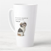 Ik bezit jou Shih Tzu Latte Mok (Linkerhoek)