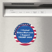 Ik bezocht Biden-Mart.com Koelkast Magnet (Insitu (Vaatwasser))