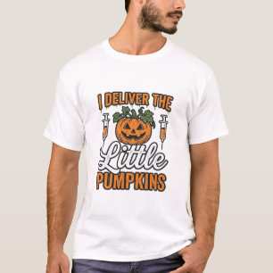 Ik bezorg de kleine pompoenen Halloween-verpleegst T-shirt