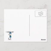 Ik bezorg post Postbode Briefkaart (Achterkant)