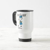 Ik bezorg post Postbode Reisbeker (Voorkant links)