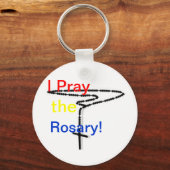 Ik bid de Rosary! Sleutelhanger (Voorkant)