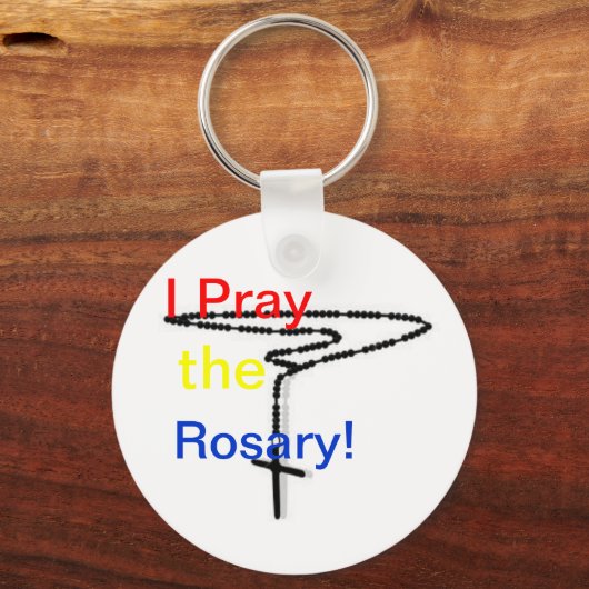 Ik bid de Rosary! Sleutelhanger (Voorkant)