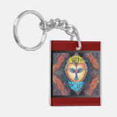 Ik bid voor de acryl Sleutelhanger (Voorkant Links)