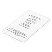 "Ik bid voor je" gedicht Magneet (Linkerzijde)