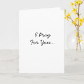 Ik bid voor je... kaart (Gele Bloem)
