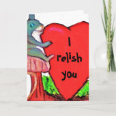 IK BIED JE EEN grapje. Feestdagen Kaart (Voorkant)