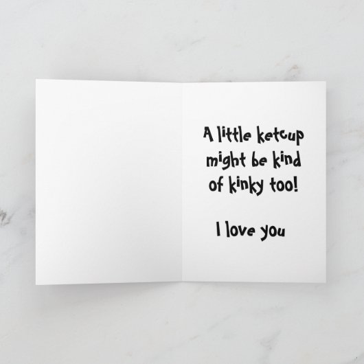 IK BIED JE EEN grapje. Feestdagen Kaart (Binnen)