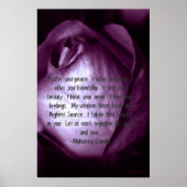 "Ik bied je vrede...." Poster (Voorkant)