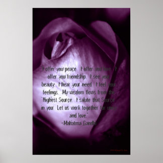 "Ik bied je vrede...." Poster