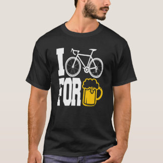 IK BIEK VOOR BEER - grappig fietsen T! T-shirt