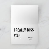 Ik bijt, gilt u en de Misser van I werkelijk u! Kaart (Binnen)