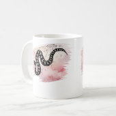 Ik bijt Massasauga Rattle Snake op Pink Koffiemok (Voorkant links)