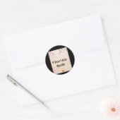 Ik bijt niet ronde sticker (Envelop)