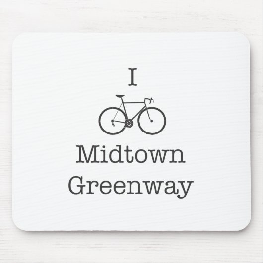 Ik Bike Midtown Greenway Muismat (Voorkant)