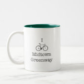 Ik Bike Midtown Greenway Tweekleurige Koffiemok (Links)